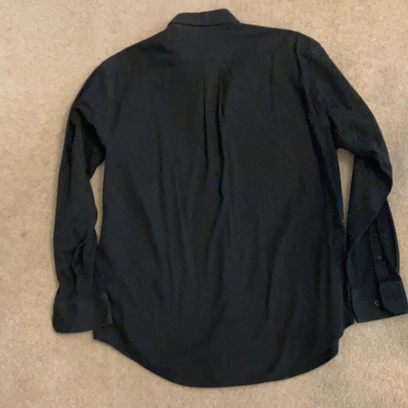 Roundtree & Yorke Men’s Black Long Sleeve Shirt - Picture 5 of 5